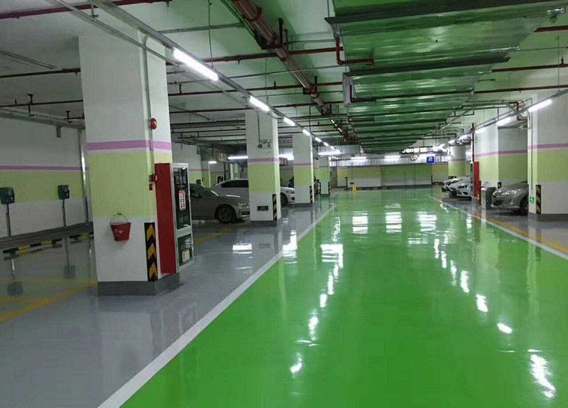 停車(chē)場(chǎng)環(huán)氧砂漿平涂地坪